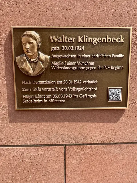 Walter Klingenbeck war ein junger Mensch, der sein Wissen und sein Gewissen für eine gerechte Sache einsetzte.
