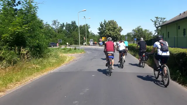 Mit dem Rad zum Weinberghüttenfest | Foto: Wolfgang Giegerich
