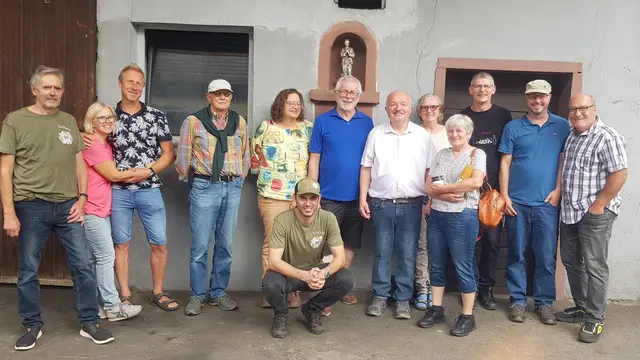 ÖDP Miltenberg besucht den Waldbachhof in Watterbach.,Herzlichen Dank an die Fam. Schork und Fam. Weber vom Waldbachhof. | Foto: Wolfgang Winter