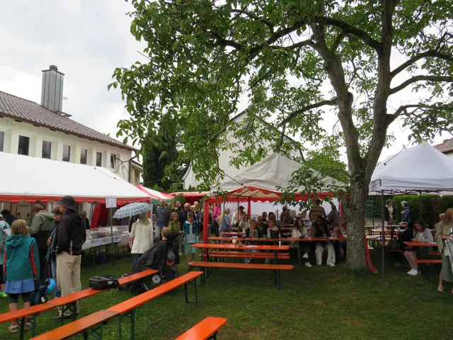 Das Veranstaltungsgelände des Ökum. Gemeindefestes neben der "Cube Church" in Miltenberg-Nord | Foto: Nina Reuling