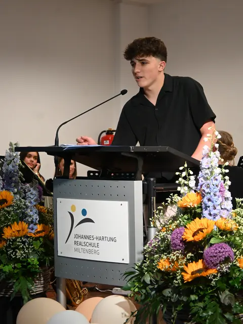 Schülersprecher Bastian Schmitt (10d) | Foto: Judith Volk