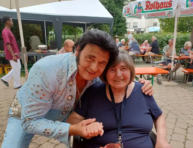 "Elvis" ganz nahbar - Sommerfest der Senioreresidenz City-Park.  | Foto: ASB Region Heilbronn-Franken
