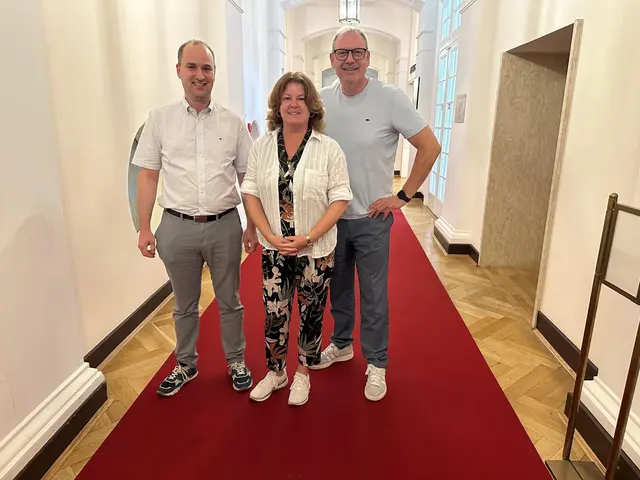Bürgermeister Markus Krebs, stellv. Bürgermeisterin Anja Dissler und Thomas Zöller, MdL | Foto: Bürgerbüro Thomas Zöller, MdL
