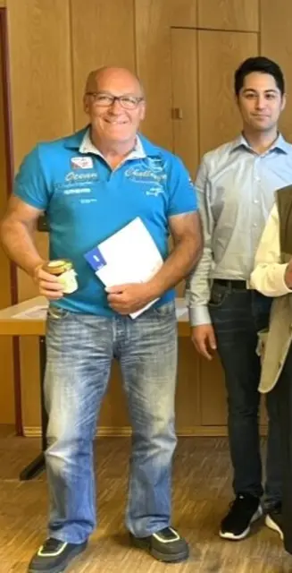 Wolfgang Winter wurde für 25 VDK vom Vorsitzenden Pierre Lieske geehrt. | Foto: VDK