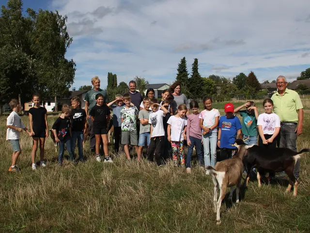 Gruppenfoto auf dem Ziegenhof | Foto: Hilmar Rothermich
