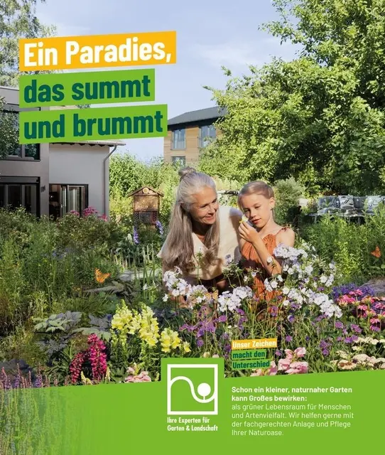 Ein Gartenparadies, das summt und brummt.  | Foto: Verband Garten- und Landschaftsbau Bayern