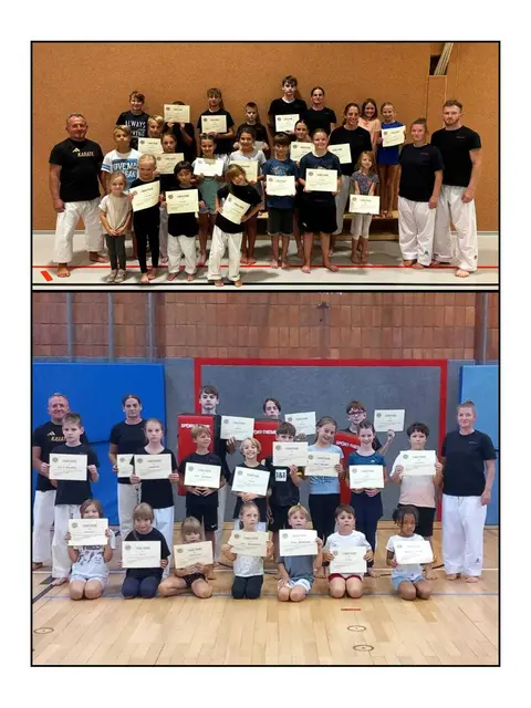 Dhammika Trainer-Team und Ferienkinder 2025