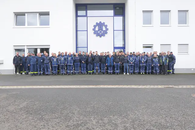 Gemeinsames Gruppenfoto! | Foto: THW Miltenberg 