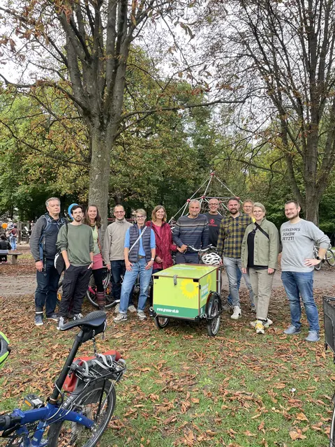 Die Grünen Aschaffenburg bei der Kidical mass | Foto: Claudia Gerweck