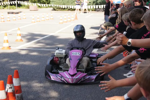 Patrick Aster in der Ehrenrunde