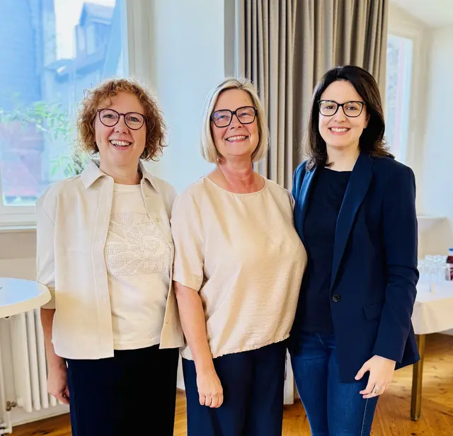 v.l.n.r: Irmi Meißner-Hartmann, Birgit Kügler, Saskia Ackermann