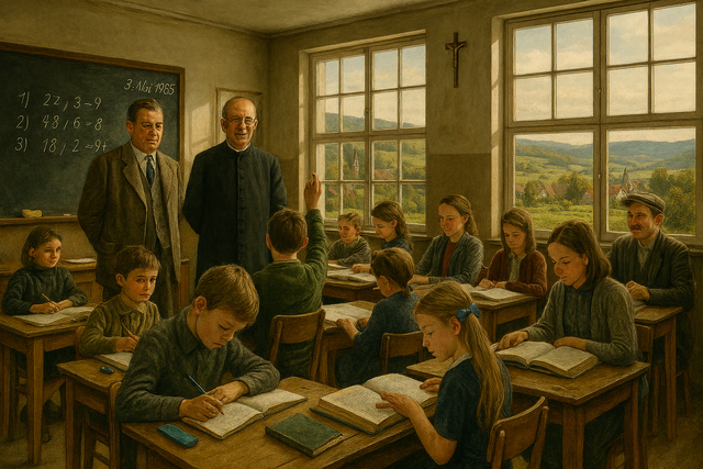 Rückblick in die Zeit vor dem Ersten Weltkrieg in einer Landschule