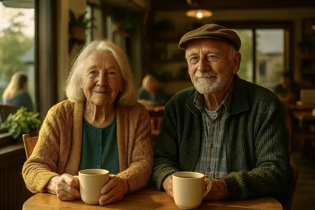 Senioren-Paar. Foto Roland Schönmüller