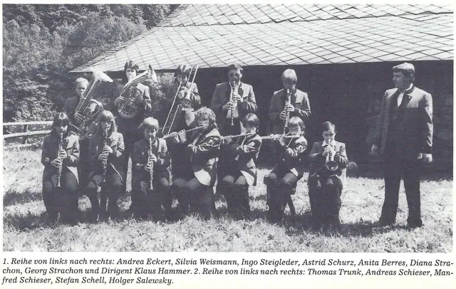 Nachwuchsmusiker im Jubiläumsjahr 1985  | Foto: Rippberger Blasmusik e.V.