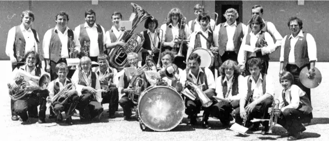 Teilnahme beim Spielmannszugtreffen 1981 des Nordbayerischen Musikbundes in Oberviechtach. | Foto: Rippberger Blasmusik e.V. 