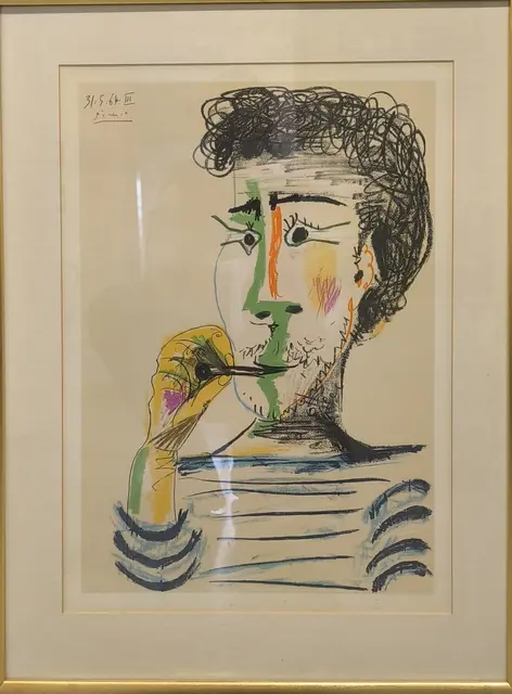 Lichtbild der Lithografie von Pablo Picasso

 | Foto: Polizei