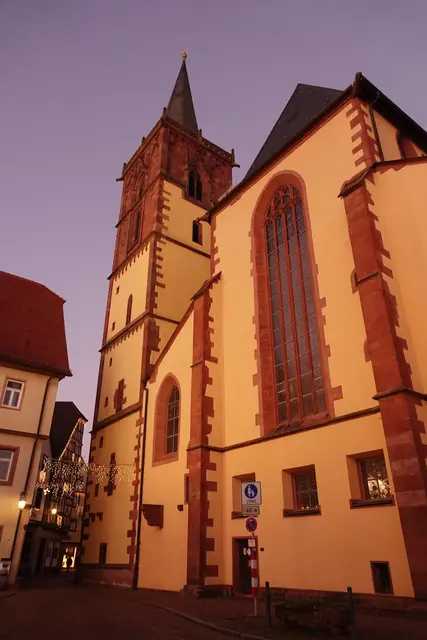 Stiftskirche in Wertheim. 