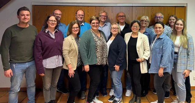 Oben v. links: A. Ritter, M. Wolf, J. Höreth, A. Koorn, E. Büttner, D. Graner, D. Ziegler
Unten v. links: D. Öztaskin, K. Schuck, U. Stapp, N. Vogel, A. Suhrcke, K. Hotz, S. Nigro, L. Feyrer, auf dem Bild fehlt M. Zivkovic
