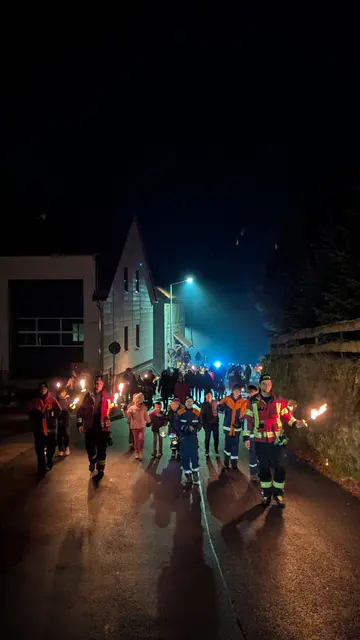 Martinsumzug in Heppdiel - Foto Fabian Schönmüller 