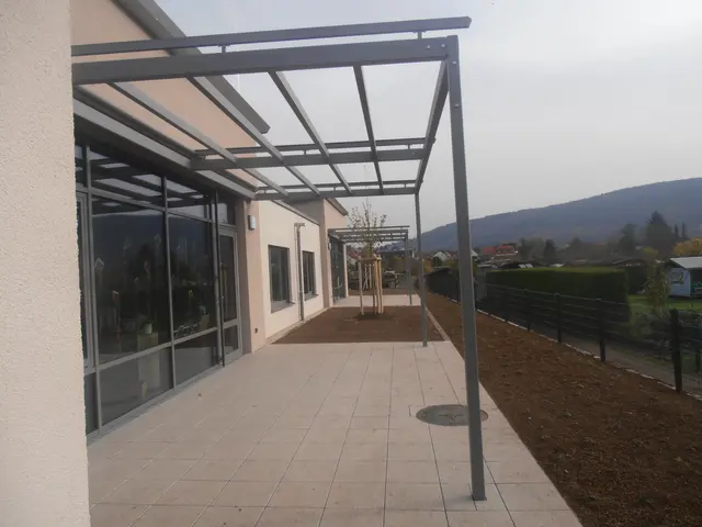 Eine eigene Terrasse für jede Gruppe.