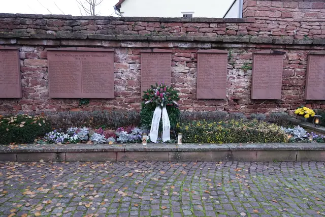 Ehrenmal in Bürgstadt. 