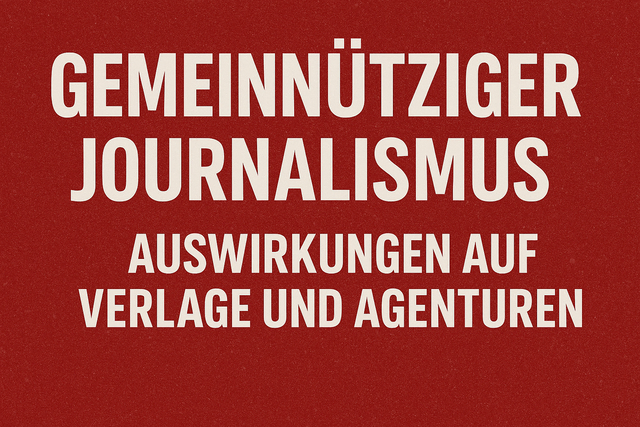 PR und Verlage im Spannungsfeld gemeinnütziger Medien. 
 | Foto: Foto: Microsoft BING/TRD Pressedienst