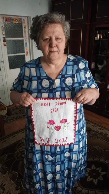 Ein kleines Dankeschön aus Rumänien an uns.