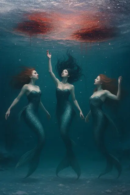 Die Sage von den drei Meerfräulein

Laut Überlieferung sollen sich im Kaltenbachtal bei Eichenbühl einst drei geheimnisvolle Meerfräulein aufgehalten haben. Diese erschienen bevorzugt in der dunklen Jahreszeit, wenn die Nächte länger und die Geschichten in den warmen Stuben erzählt wurden. Die Meerfräulein wurden als schöne, aber auch unnahbare Gestalten beschrieben, die im Wasser lebten und übernatürliche Kräfte besaßen. Sie zeigten sich den Menschen selten, doch wer ihnen begegnete, sollte Glück oder manchmal auch Unheil erfahren.