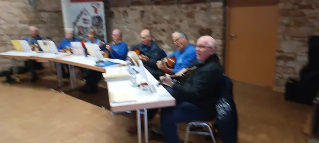 Mandolinengruppe | Foto: Falls Sie ein Foto der Mandolinengruppe archiviert haben, dürfen Sie dieses gerne verwenden. Leider ist mein Foto unscharf. Danke