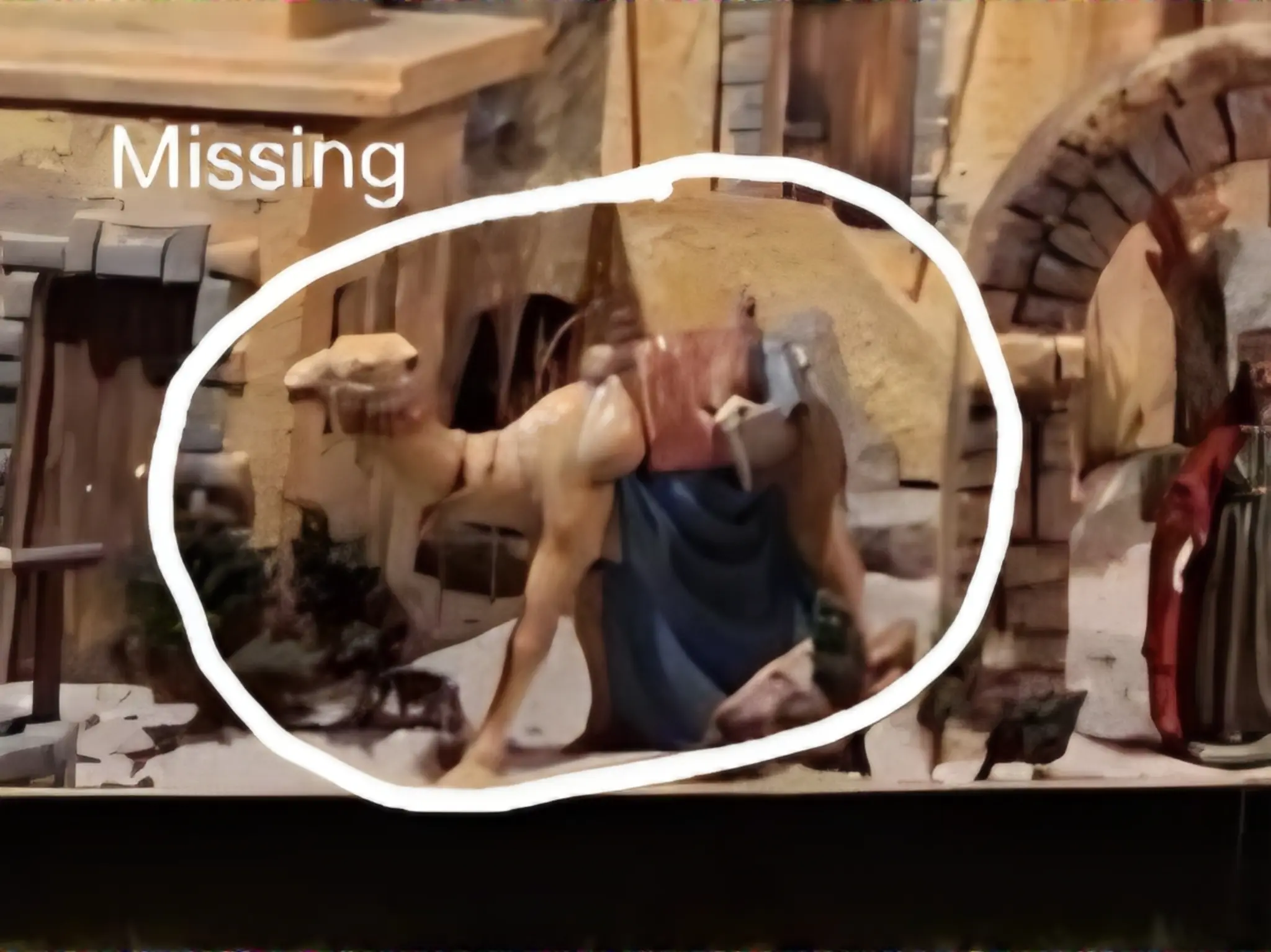 Krippenfigur-gestohlen