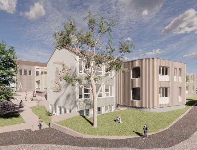 Ansicht Wofram-von-Eschenbachstraße | Foto: Knapp | Kubitza Architekten