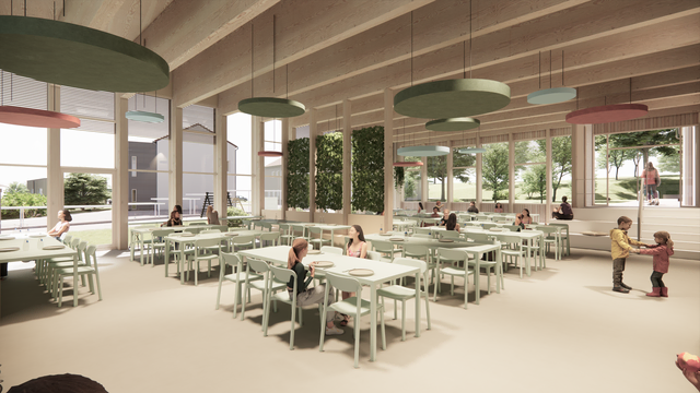 Mensa | Foto: Knapp | Kubitza Architekten