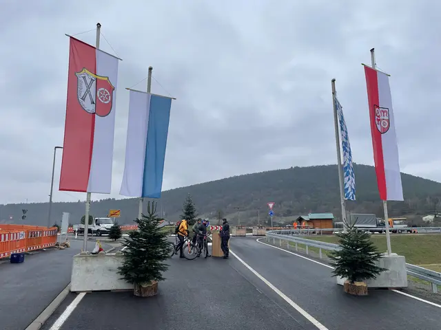 Noch Ruhe vor dem Ansturm: in zwei Stunden ist die Eröffnung des Kreisels . 