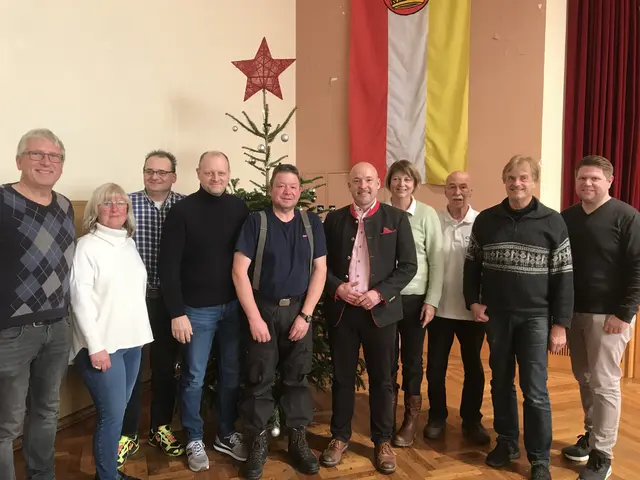 CSU-Ortsverband Mömlingen bei der Sternwanderung 2024 in Großwallstadt | Foto: Hilmar Rothermich