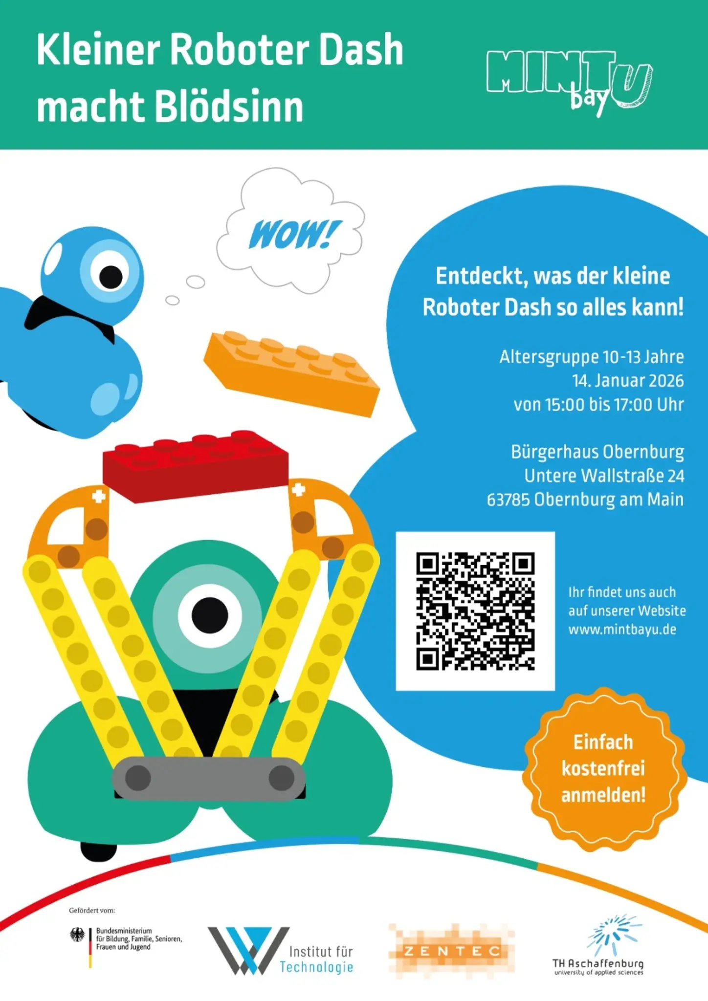 Kleiner-Roboter-Dash-macht-Bl-dsinn