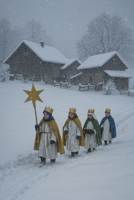 Sternsinger unterwegs
