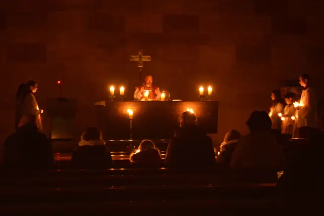 1. Rorategottesdienst am 05.12.2025 in St. Margareta Bürgstadt | Foto: Martin Scharbert