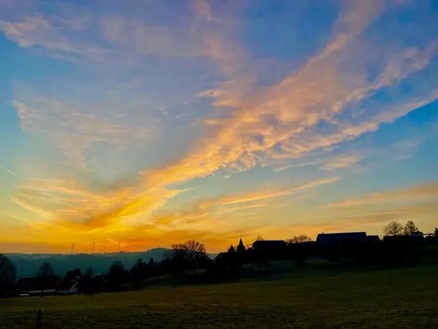 Früher Morgen am zweiten Weihnachtsfeiertag 2025 in Eichenbühl-Heppdiel 