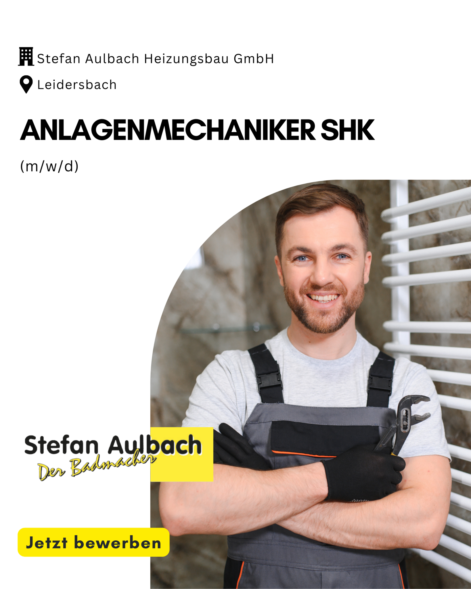 -Anzeige-Anlagenmechaniker-SHK-m-w-d-Stefan-Aulbach-Heizungsbau-GmbH-Leidersbach
