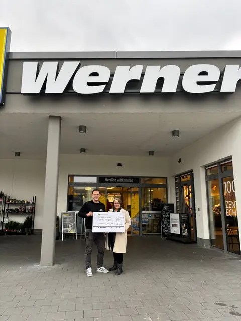 Rico Werner, Tanja Kerins | Foto: Edeka Werner