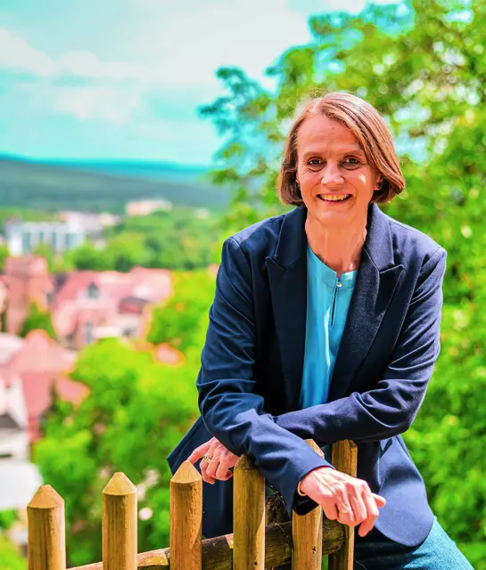 Eva Erfurth kandidiert für das Bürgermeisteramt in Obernburg.   | Foto: Felix Wöber