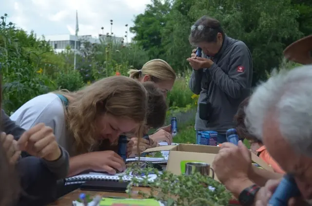 Angehende Streuobstpädagogen bei der Ausbildung

 | Foto: Beate Holderied