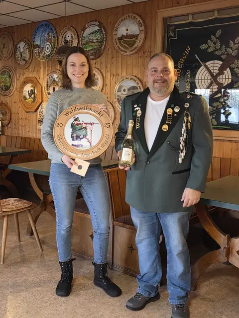 Alexandra Stockinger, Guido Büchler | Foto: Schützenverein Amorbach 1839