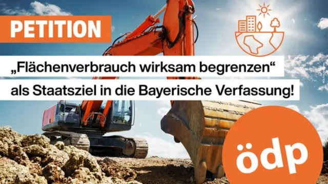 ÖDP Kreisvorsitzender Wolfgang Winter: Unterstützen sie die Petition mit ihrer Unterschrift. | Foto: ÖDP Bayern