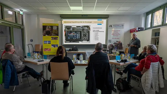 Foto eines vergangenen Workshops im Clubraum | Foto: Harald Metzger