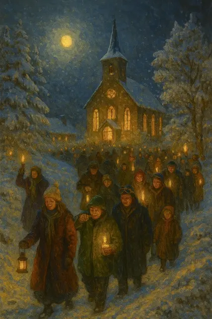 Lichterprozession an Mariä Lichtmess