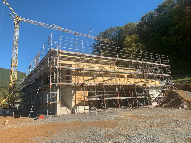 Während der Bauphase. | Foto: Gemeinde Leidersbach