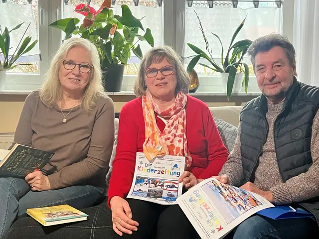 Vereinsvorstand Verein MENTOR – Die Leselernhilfe Kreis Miltenberg e. V.: (von links) Christiane Duffeck, Kassenwartin und Schriftführerin, Christiane Leiter, stellvertr. Vorsitzende, Dietfried Wolters, 1. Vorsitzender
 | Foto: privat