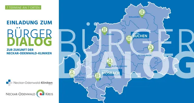 Bürgerdialoge zur Zukunft der Neckar-Odenwald-Kliniken | Foto: Landratsamt Neckar-Odenwald-Kreis
