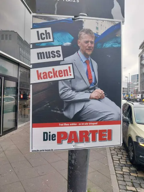 Der Herr möchte gewählt werden, es ist sehr dringend...
Au weja! | Foto: Privat